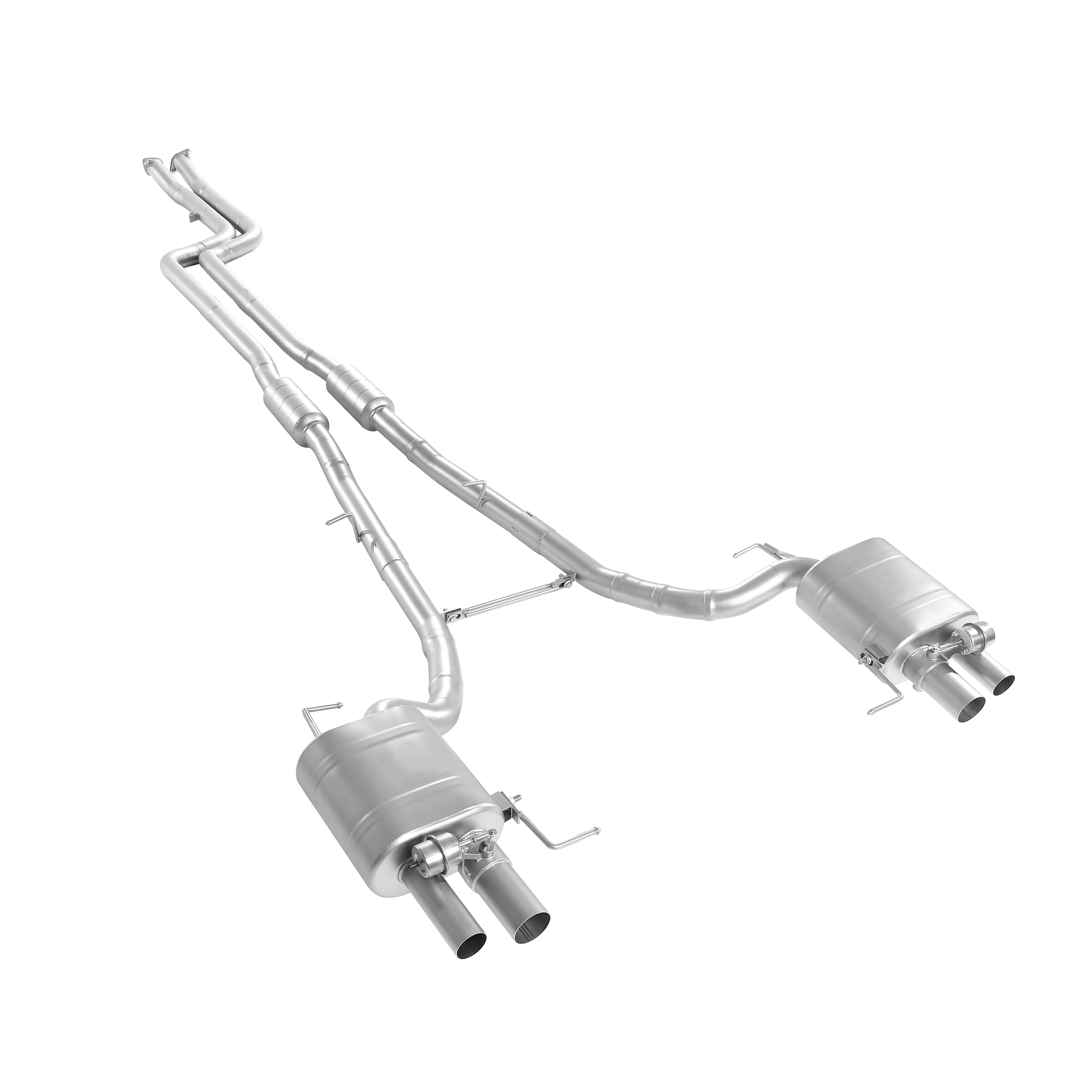 1 For BMW 7 Series F02 catback SUS304 Variable Exhaust Valve with Controller - Image 1