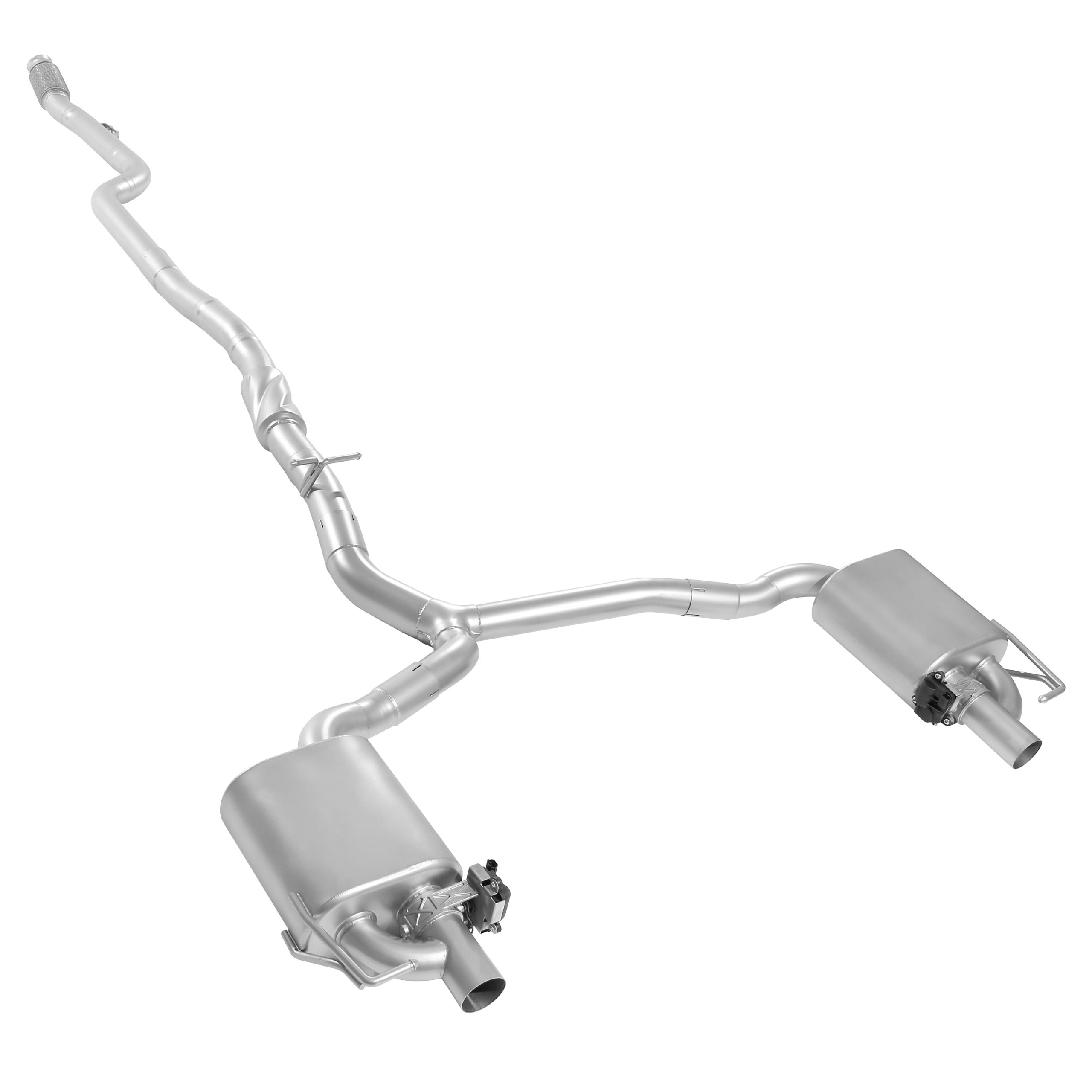 1 (2) CYT Performance Exhaust for Mercedes Benz C180L C200L C260L C300L W205 2015+ catback SUS304 Variable Exhaust Valve with Controller - Image 1