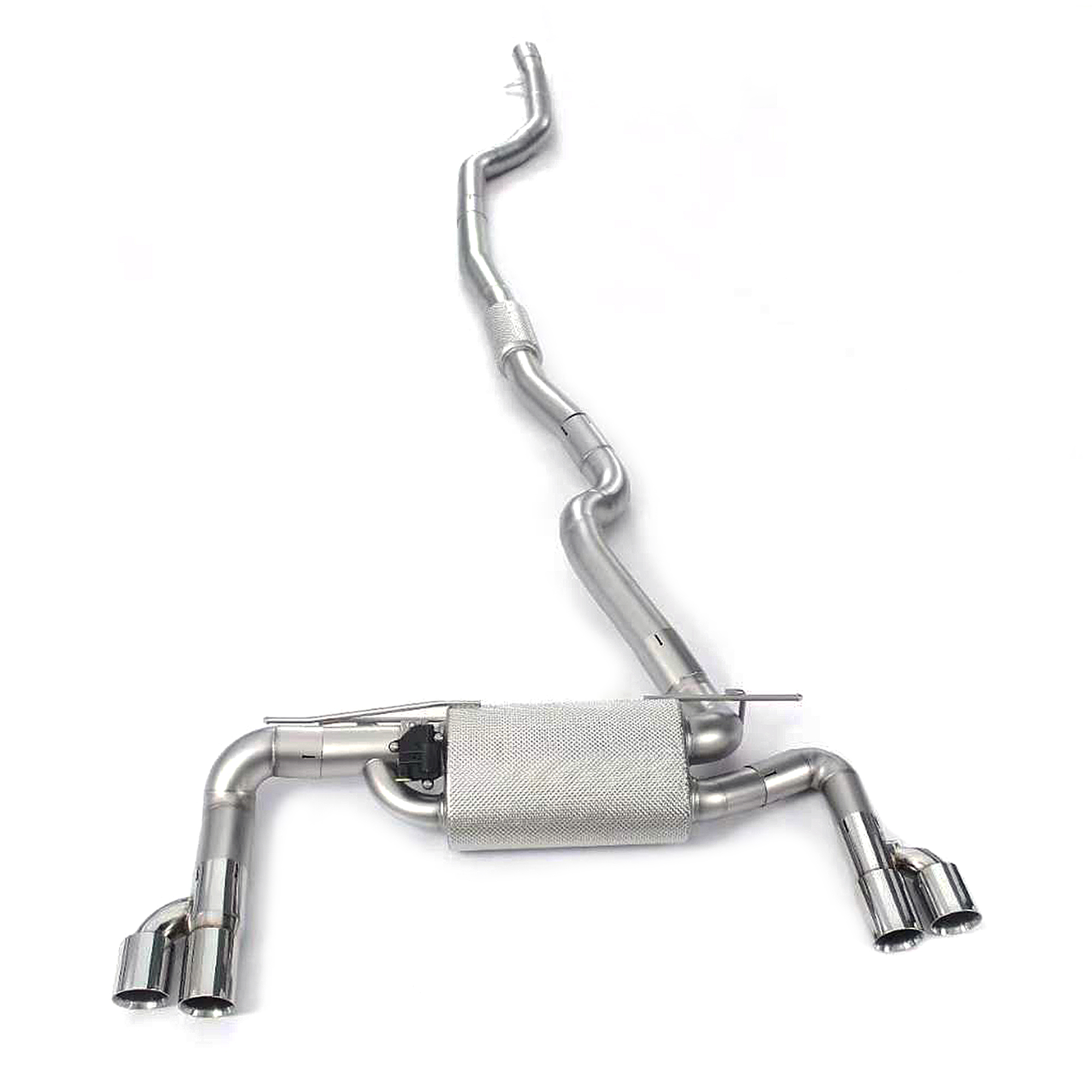 4 For BMW 330i F30 2.0T 2015-2021 catback SUS304 Variable Exhaust Valve with Controller - Image 1