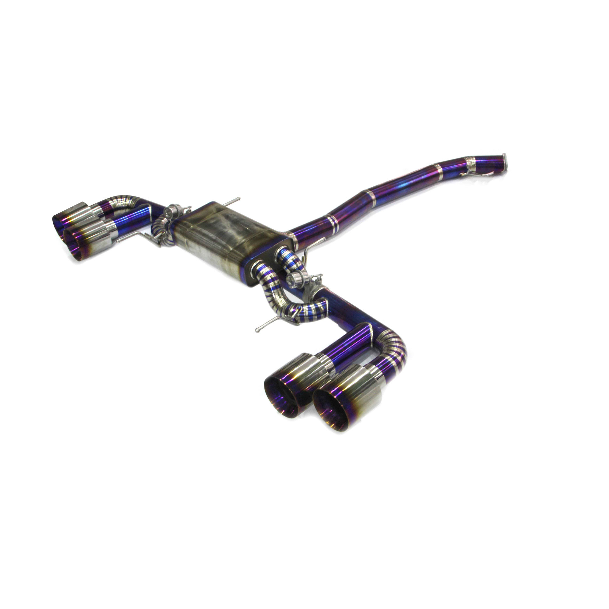 d CYT Performance Exhaust for Nissan GT-R r35 Titanium catback Variable Exhaust Valve With Controller - Image 1