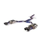 CYT High Flow Exhaust System for Audi A6 2.0 catback Titanium Racing Grade pipe with Valve Direct Fit