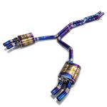 CYT High Flow Exhaust System for Audi A8 3.0T D5 4N 2018+ catback Titanium Racing Grade pipe with Valve Direct Fit - Image 2