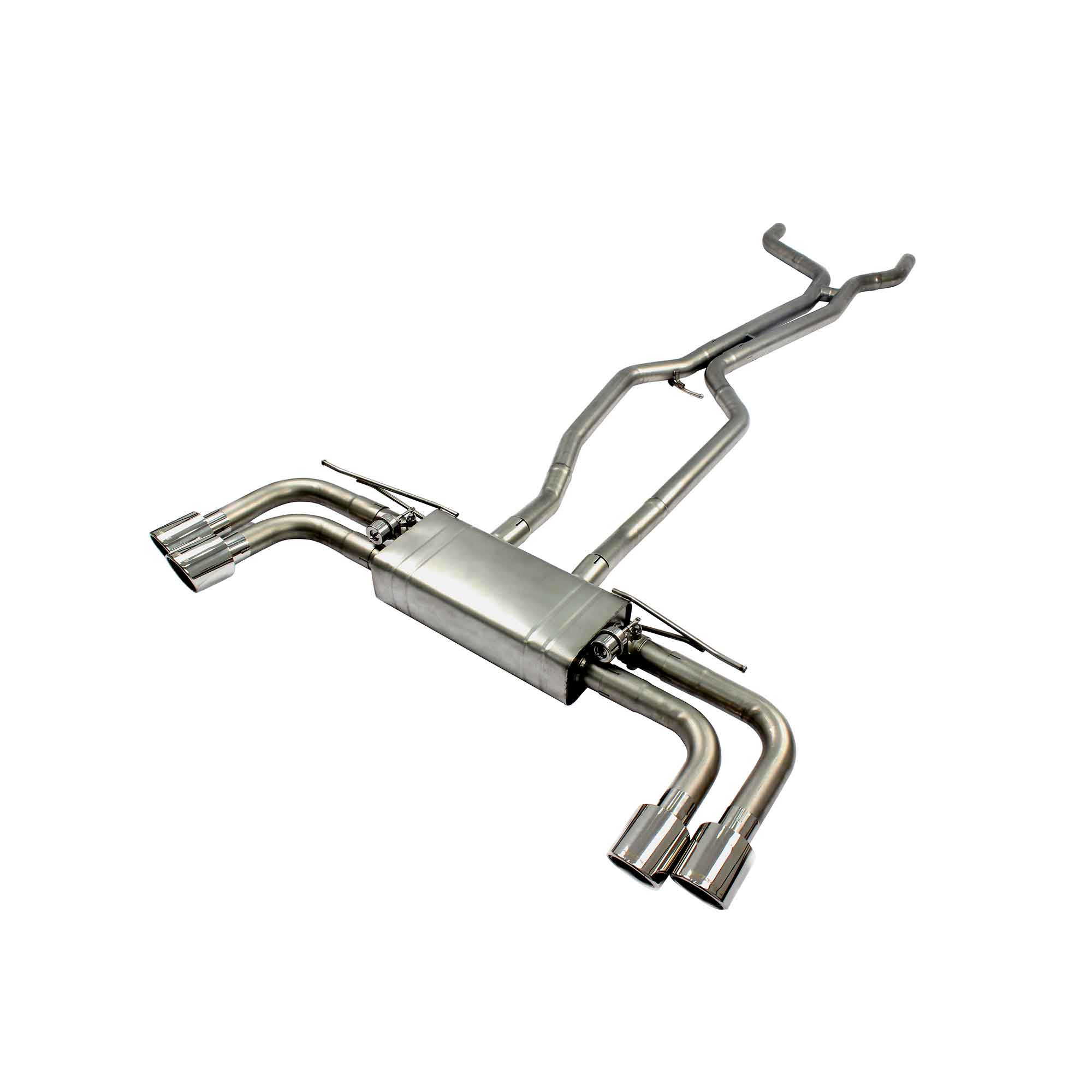 web1 CYT Performance Exhaust for Porsche Cayenne 3.0 3.6 4.8T catback SUS304 Variable Exhaust Valve with Controller - Image 1