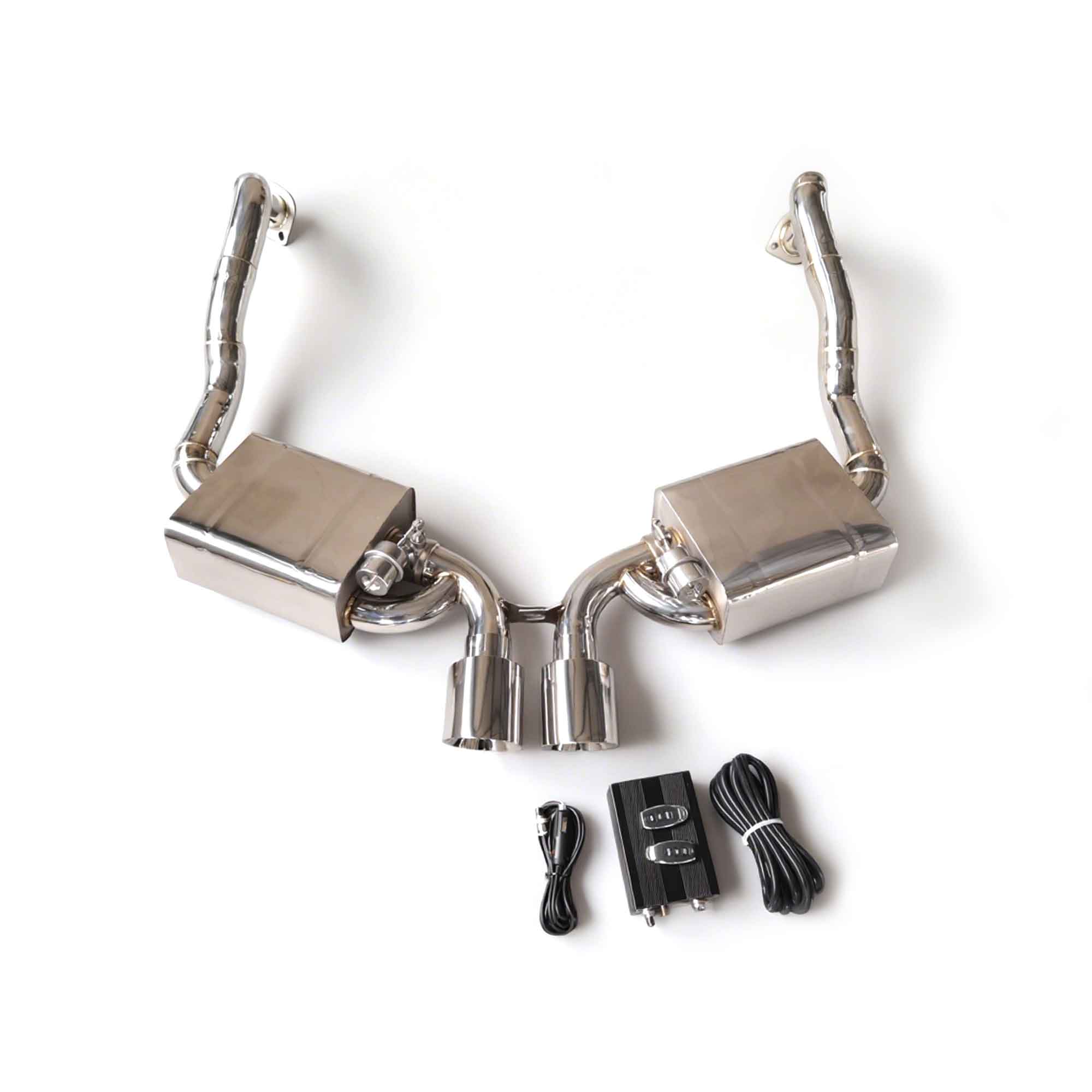 web1 CYT Performance Exhaust for Porsche 981 Cayman S GTS 3.4L 2012-2016 catback SUS304 Variable Exhaust Valve with Controller - Image 1
