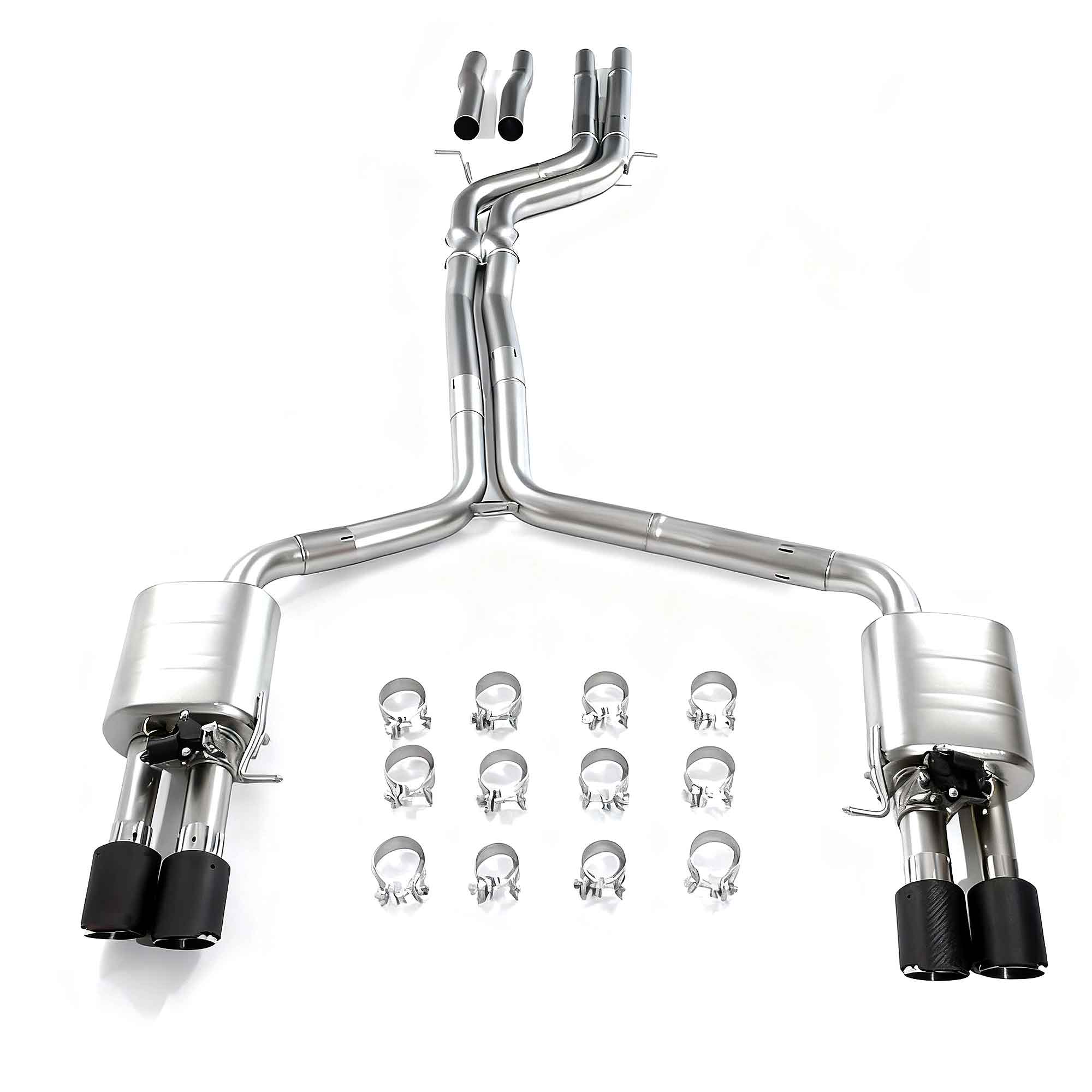 web1 CYT Performance Exhaust for Audi S5 B8 4.2L catback SUS304 Variable Exhaust Valve with Controller - Image 1