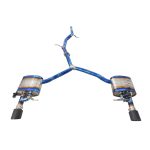 CYT High Flow Exhaust System for Audi A4 catback Titanium Racing Grade pipe Direct Fit