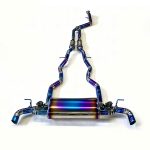 CYT High Flow Exhaust System for Audi A6L 2.0T catback Titanium Racing Grade pipe with Valve Direct Fit - Image 4
