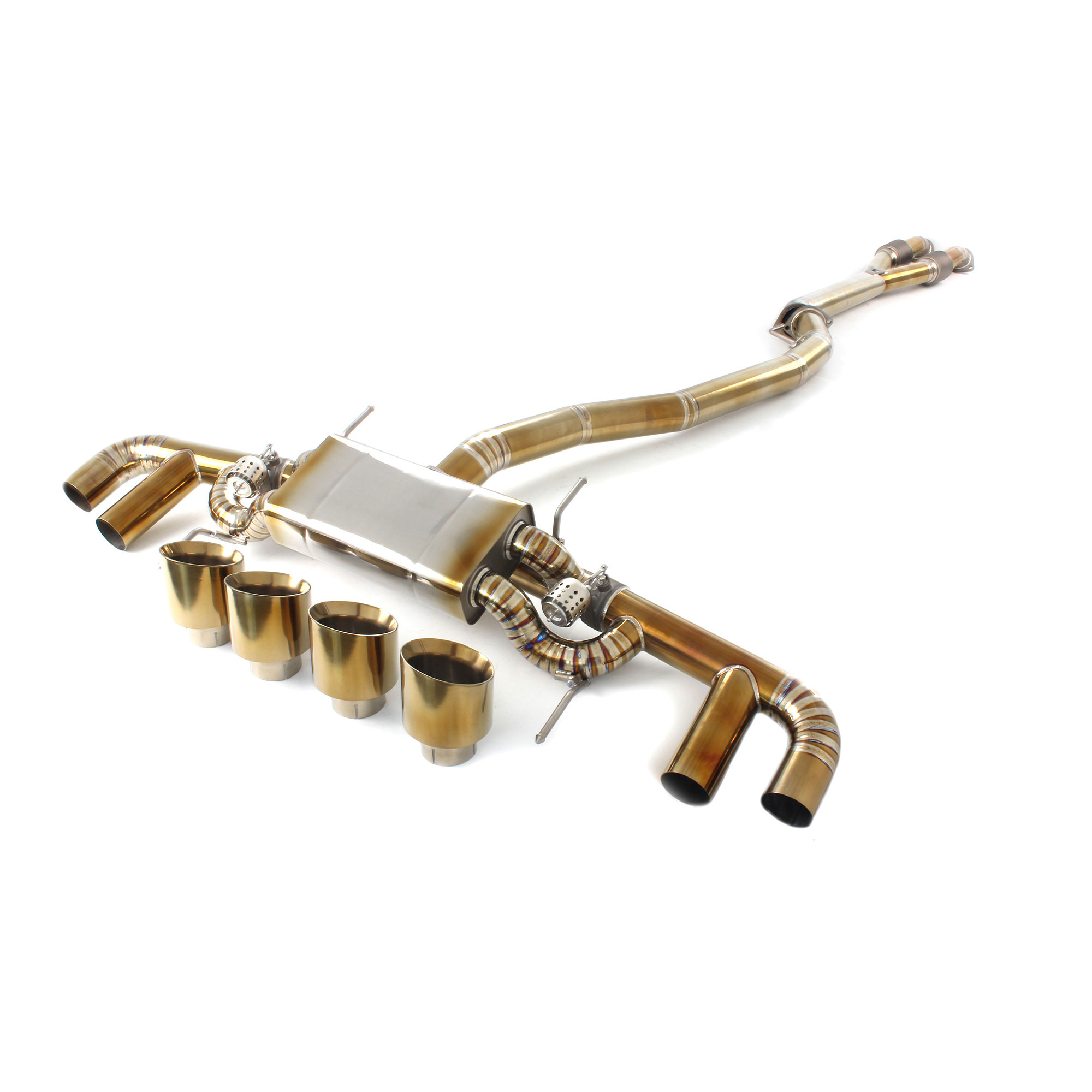 web2 CYT Performance Exhaust for Nissan GT-R R35 3.8 TA1 Y pipe catback Variable Exhaust Valve With Controller - Image 1