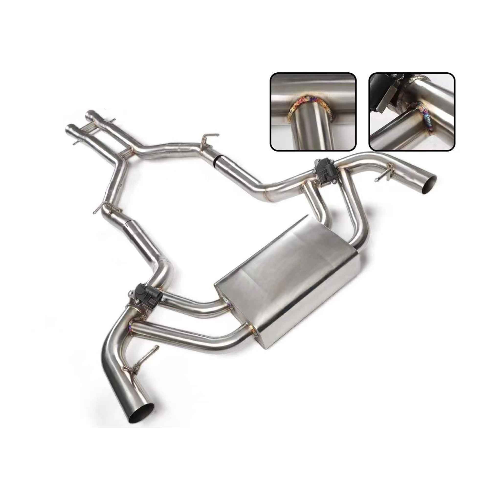 web3 CYT Performance Exhaust for Mercedes BENZ AMG GT GTC GTS GTR 4.0T catback SUS304 Variable Exhaust Valve with Controller - Image 1