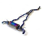 CYT High Flow Exhaust System for Audi A6L 2.0T catback Titanium Racing Grade pipe with Valve Direct Fit