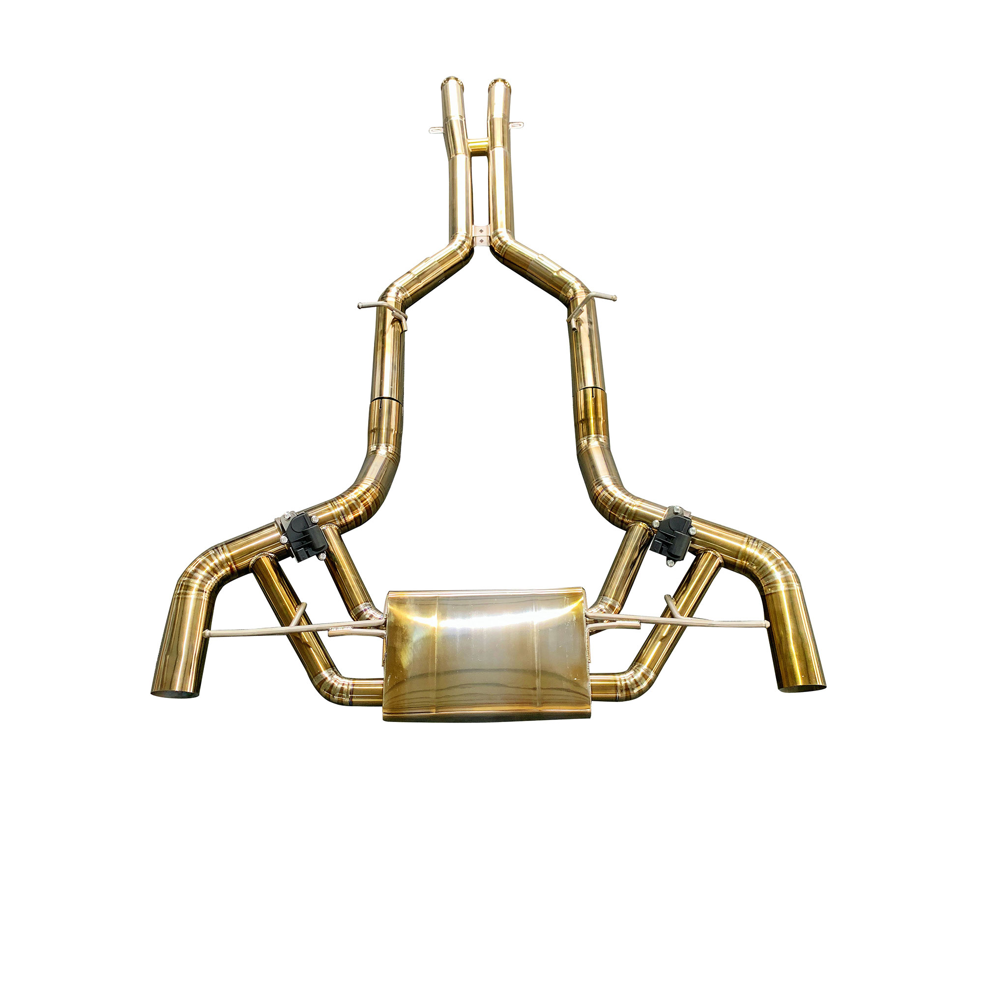 web4 CYT Performance Exhaust for Mercedes AMG GT Titanium catback Variable Exhaust Valve With Controller - Image 1