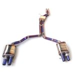 CYT High Flow Exhaust System for Audi A6 A7 C7 Station Wagon 3.0T catback Titanium Racing Grade pipe with Valve Direct Fit