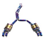 CYT High Flow Exhaust System for Audi A8 3.0T D5 4N 2018+ catback Titanium Racing Grade pipe with Valve Direct Fit