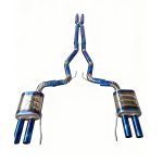 CYT High Flow Exhaust System for Ford Mustang 5.0L V8 2013+ catback Titanium Racing Grade pipe with Valve Direct Fit - Image 3