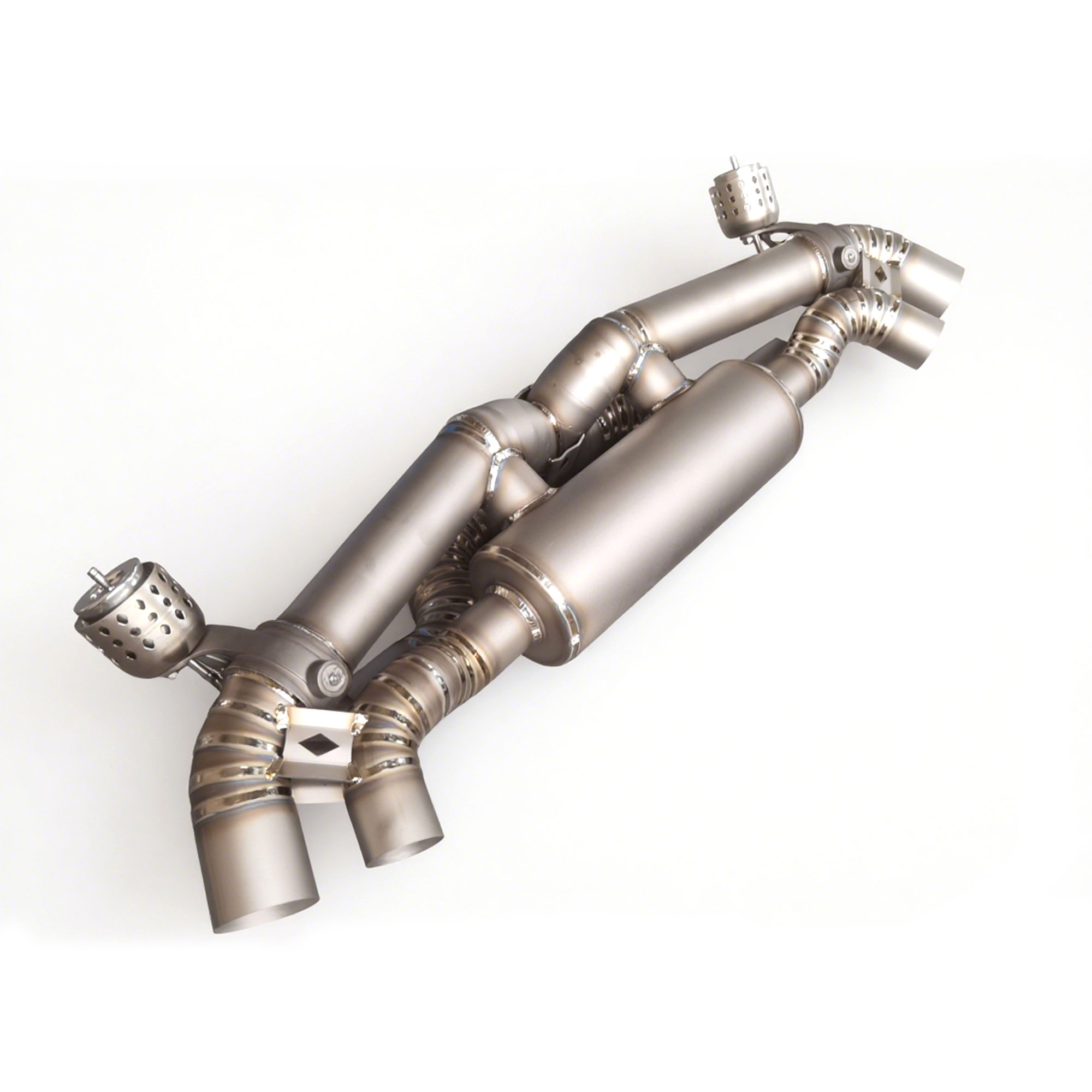2 (1) CYT High Flow Exhaust System for Porsche 911 992 Turbo S 3.8T 2018+ catback Titanium Racing Grade pipe with Valve Direct Fit - Image 1