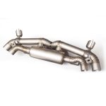 CYT High Flow Exhaust System for Porsche 911 992 Turbo S 3.8T 2018+ catback Titanium Racing Grade pipe with Valve Direct Fit - Image 3