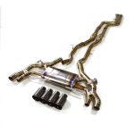 CYT High Flow Exhaust System for BMW X3M X4M F97 3.0T catback Titanium Racing Grade pipe with Valve Direct Fit