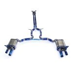CYT High Flow Exhaust System for Bentley Continental GT 3S 2018-2025 catback Titanium Racing Grade pipe with Valve Direct Fit - Image 4