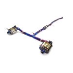 CYT High Flow Exhaust System for Honda CR-V catback Titanium Racing Grade pipe with Valve Direct Fit - Image 4