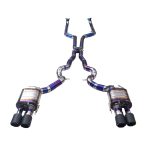 CYT High Flow Exhaust System for BMW M5 F10 catback Titanium Racing Grade pipe with Valve Direct Fit