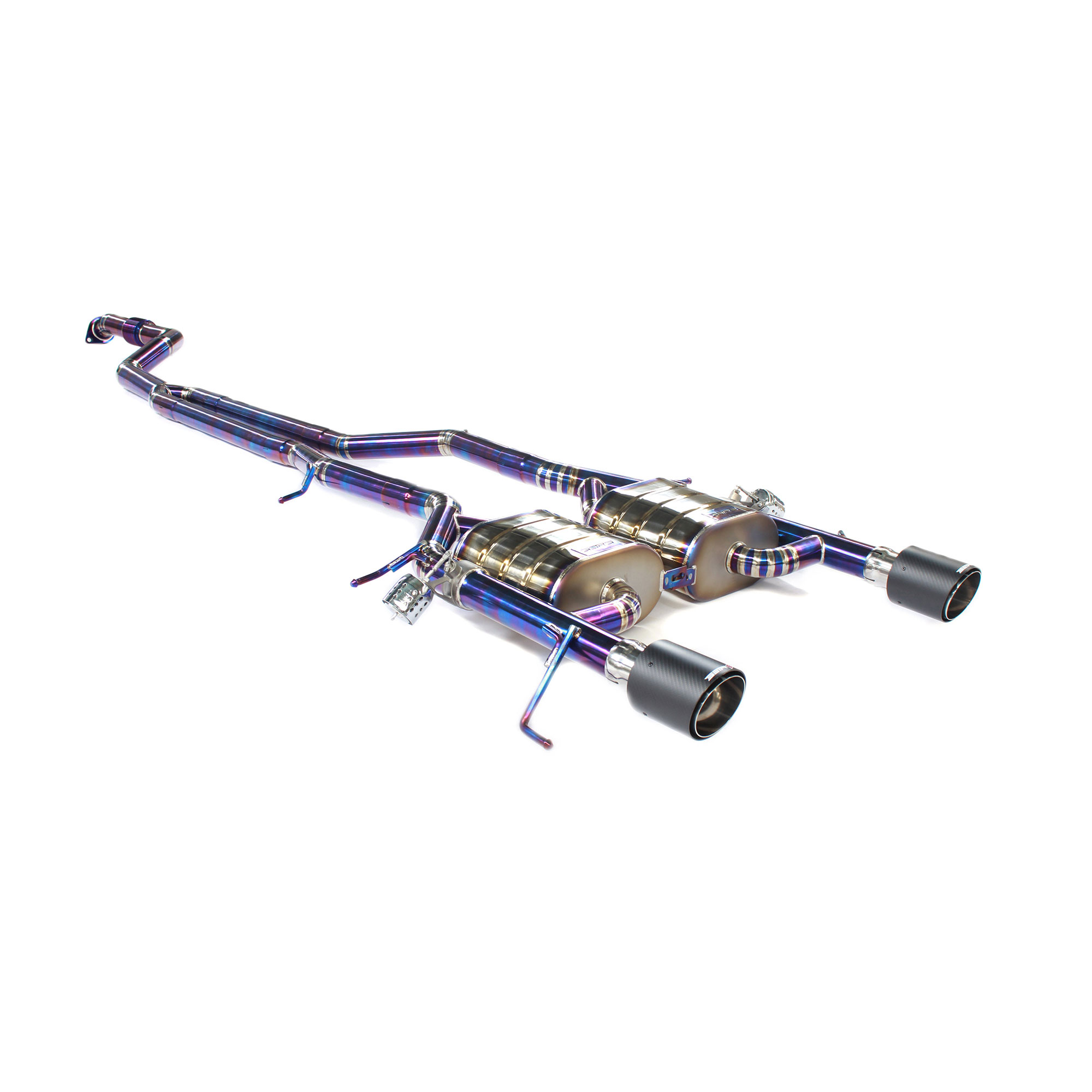 web3 CYT High Flow Exhaust System for Cadillac ATS catback Titanium Racing Grade pipe with Valve Direct Fit - Image 1