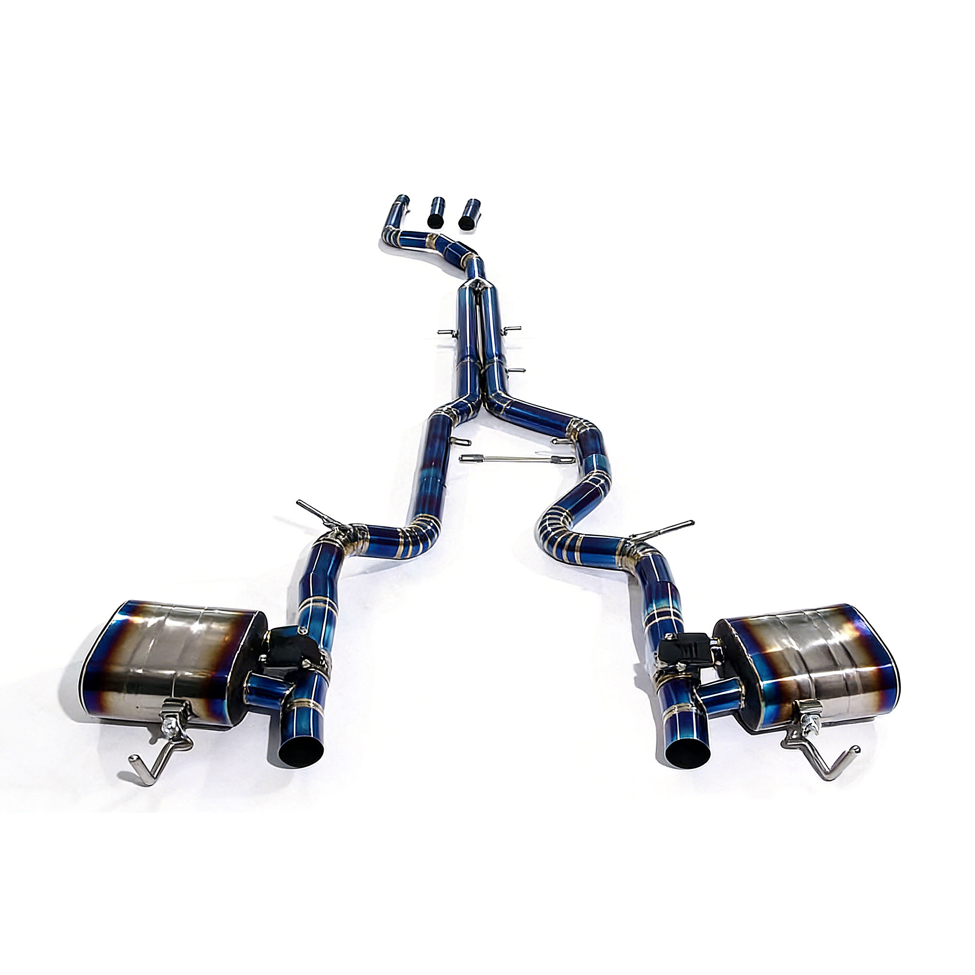 web3 CYT High Flow Exhaust System for Jaguar XE XEL catback Titanium Racing Grade pipe with Valve Direct Fit - Image 1