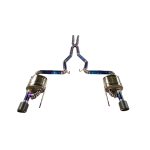 CYT High Flow Exhaust System for Ford Mustang GT (5.0L V8) catback Titanium Racing Grade pipe with Valve Direct Fit
