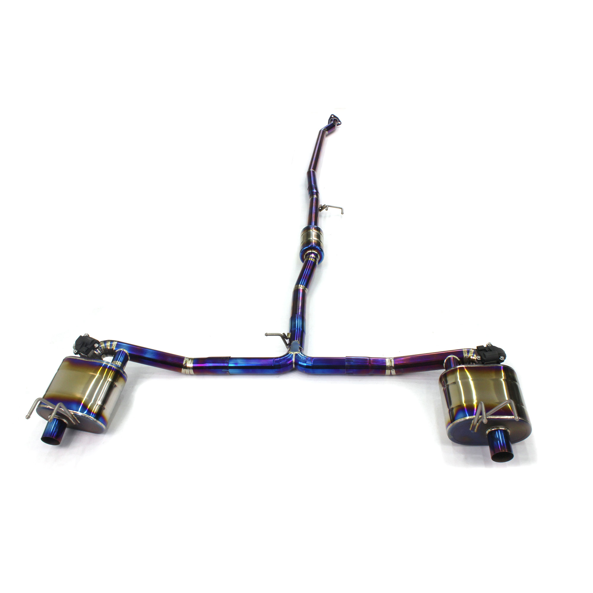 web3 CYT High Flow Exhaust System for Honda CR-V catback Titanium Racing Grade pipe with Valve Direct Fit - Image 1