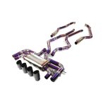 CYT High Flow Exhaust System for BMW X6M 4.4 catback Titanium Racing Grade pipe with Valve Direct Fit