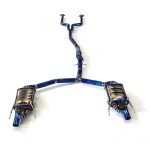 CYT High Flow Exhaust System for Toyota Crown Majesta URS206 (2011) 4.6L catback Titanium Racing Grade pipe with Valve Direct Fit - Image 4