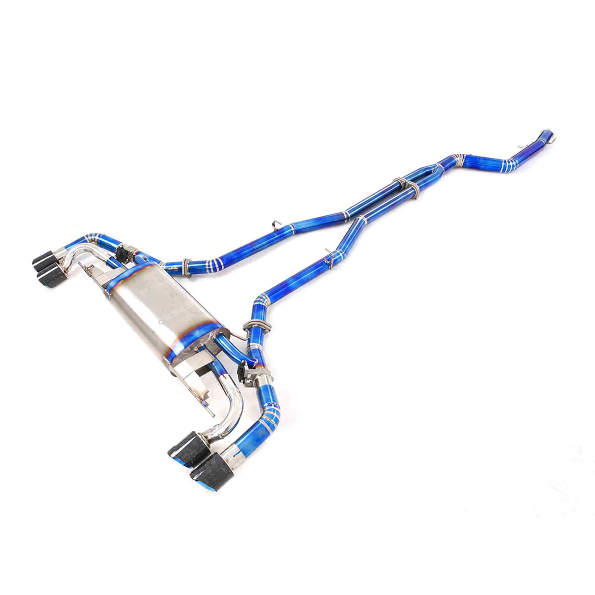 web4 CYT High Flow Exhaust System for BMW X5 G05 catback Titanium Racing Grade pipe with Valve Direct Fit - Image 1