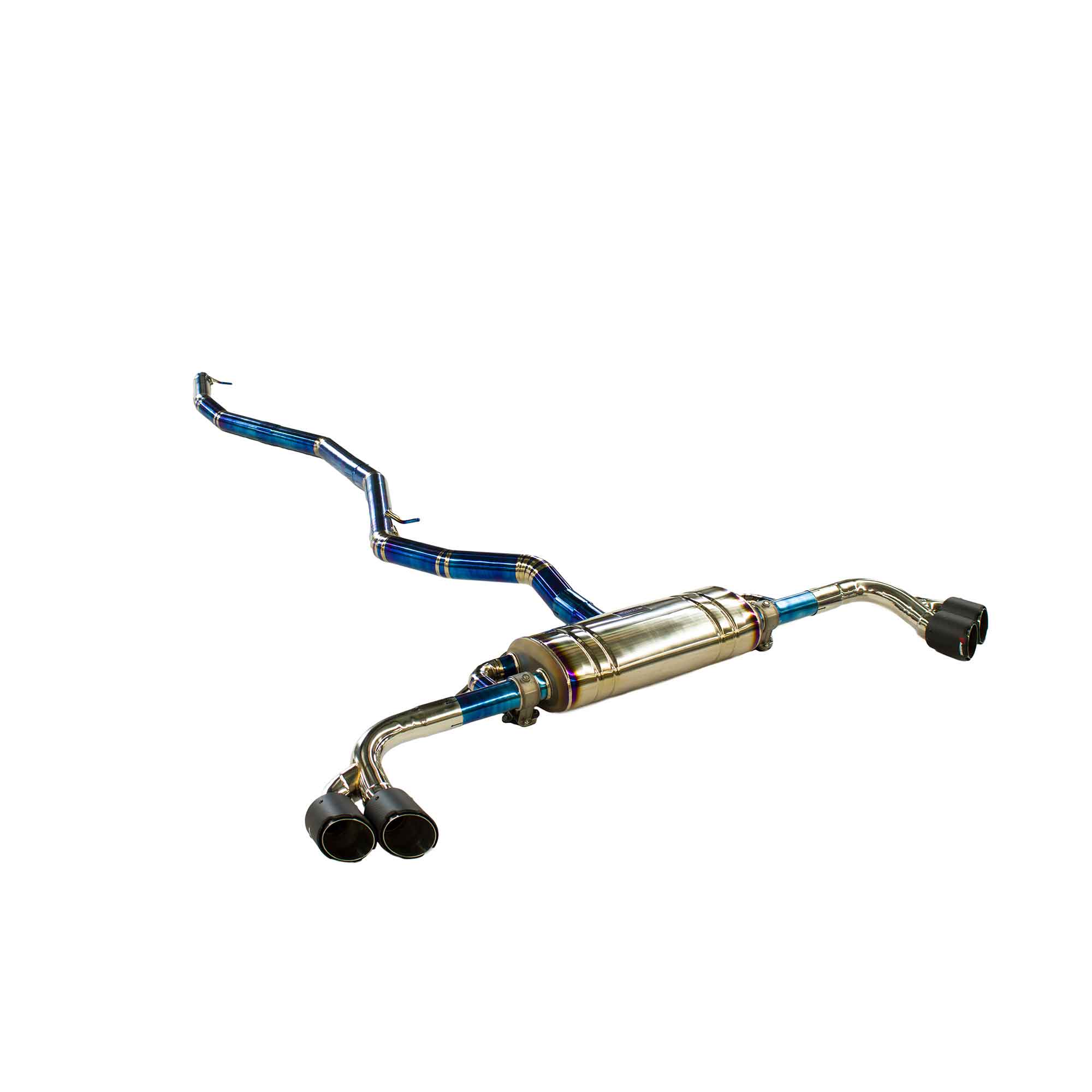 web4 CYT High Flow Exhaust System for BMW X5 3.0 catback Titanium Racing Grade pipe with Valve Direct Fit - Image 1