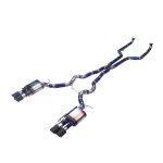 CYT High Flow Exhaust System for BMW M5 F10 catback Titanium Racing Grade pipe with Valve Direct Fit - Image 2
