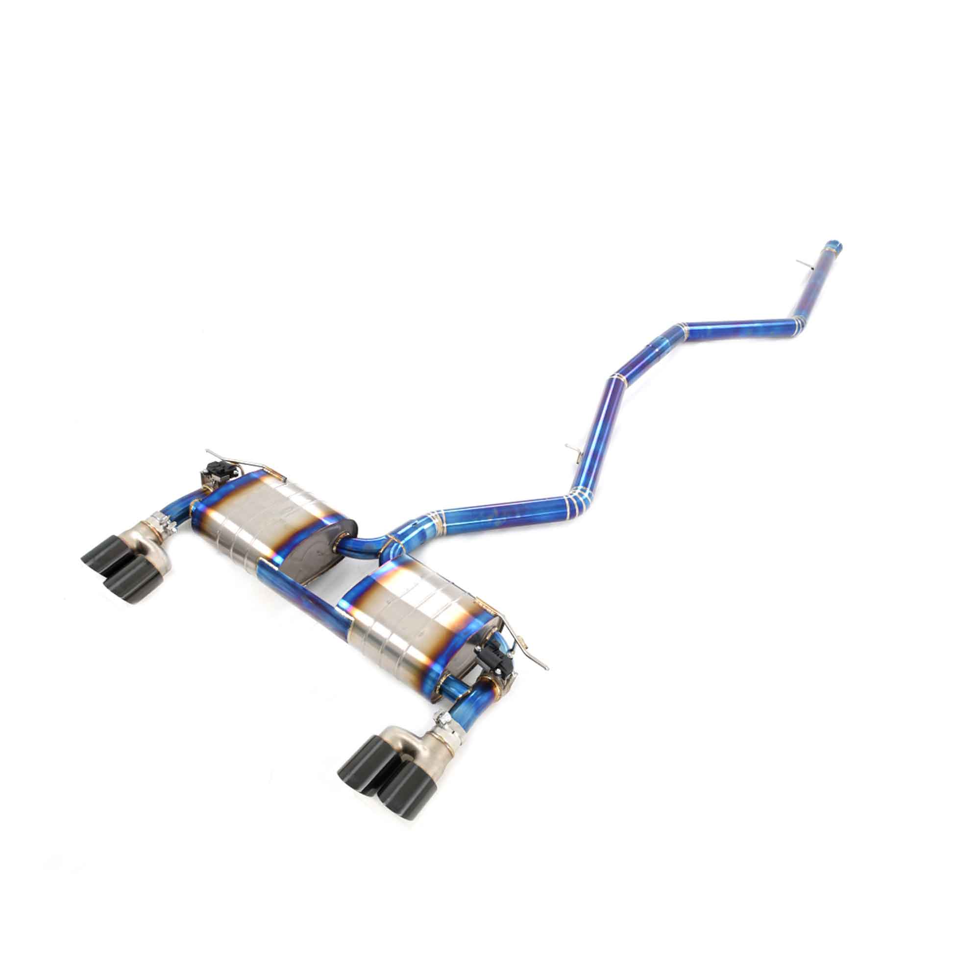 web4 CYT High Flow Exhaust System for BMW X5 (F15) catback Titanium Racing Grade pipe with Valve Direct Fit - Image 1