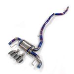 CYT High Flow Exhaust System for BMW X3 F25 2.0T 2010-2017 catback Titanium Racing Grade pipe with Valve Direct Fit