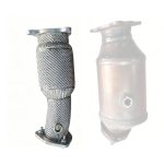 Audi Q5 2.0T downpipe sus304 Exhaust system High Flow Racing Grade pipe