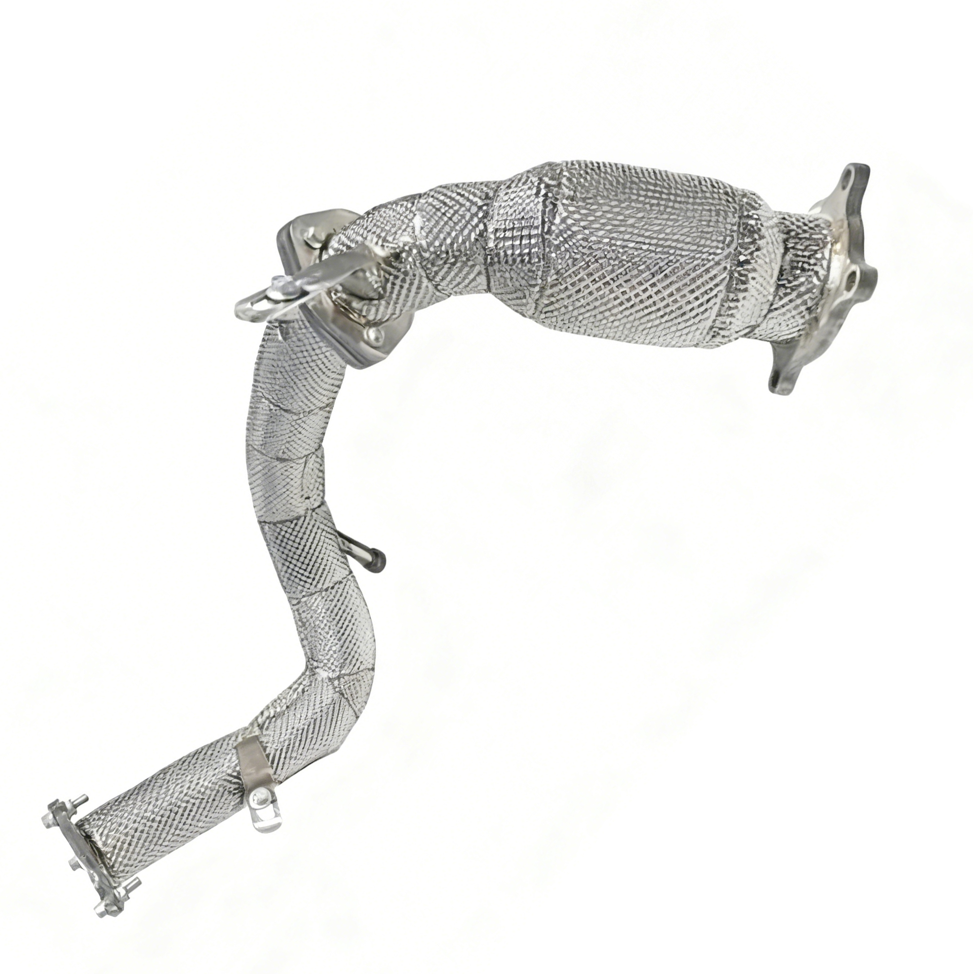 3 Audi A4L B8.5 downpipe sus304 Exhaust system High Flow Racing Grade pipe - Image 1