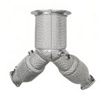 Audi A8 D5 3.0T downpipe sus304 Exhaust system High Flow Racing Grade pipe