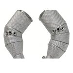 Audi RS4 RS5 B9 3.0T downpipe sus304 Exhaust system High Flow Racing Grade pipe - Image 3