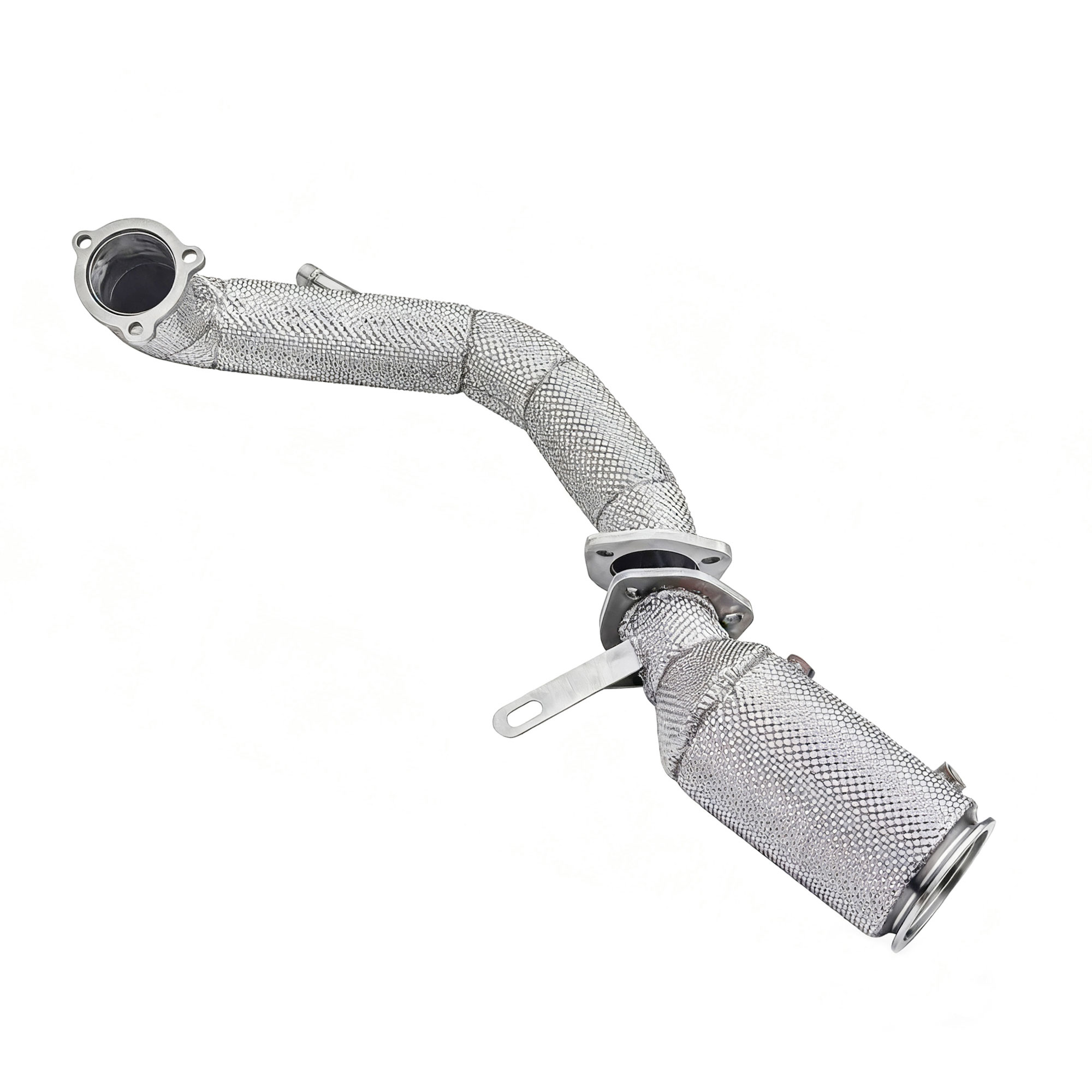 web2 Audi Q7 Q8 2.0T downpipe sus304 Exhaust system High Flow Racing Grade pipe - Image 1