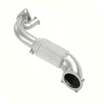 Alfa Romeo Stelvio 2.0T 2018 downpipe sus304 Exhaust system High Flow Racing Grade pipe - Image 2