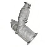 Audi A8 D5 3.0T downpipe sus304 Exhaust system High Flow Racing Grade pipe - Image 3