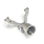 Audi Q8 3.0T downpipe sus304 Exhaust system High Flow Racing Grade pipe