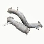 Audi A4 B8.5 downpipe sus304 Exhaust system High Flow Racing Grade pipe - Image 4