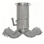 Audi Q7 Q8 3.0T downpipe sus304 Exhaust system High Flow Racing Grade pipe - Image 3